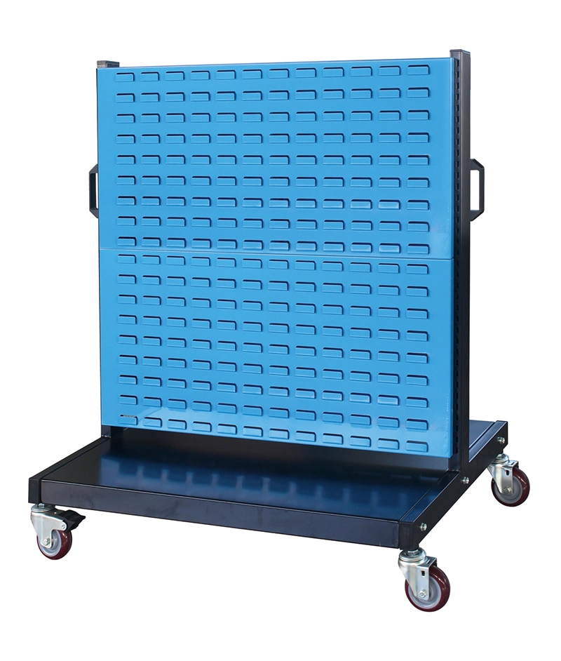 Medium Duty Garage Moveable Material Shelf with 4 Panel Light Duty Rack
