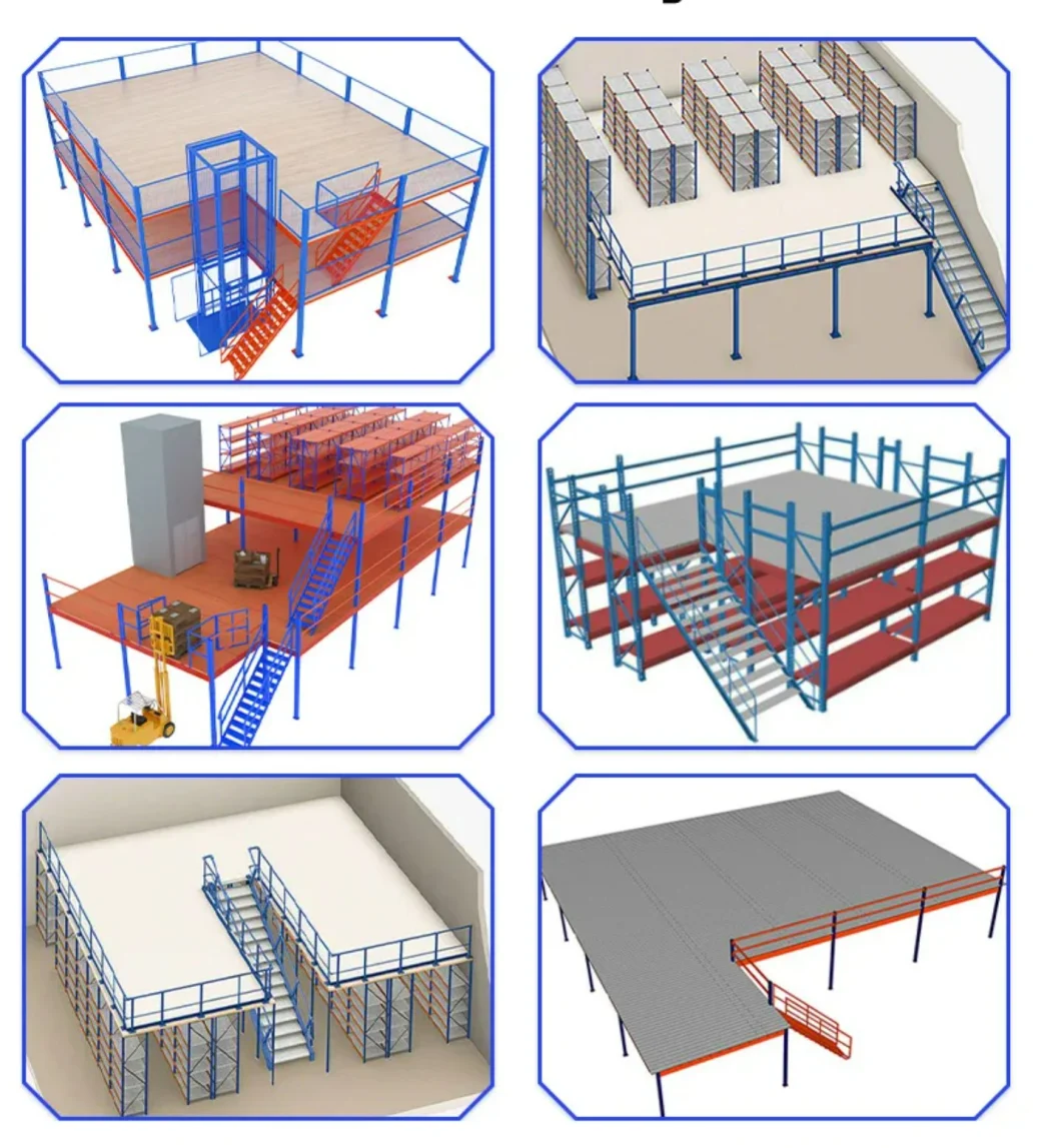 Customized Heavy Duty Steel Platforms and Stairs Walkways