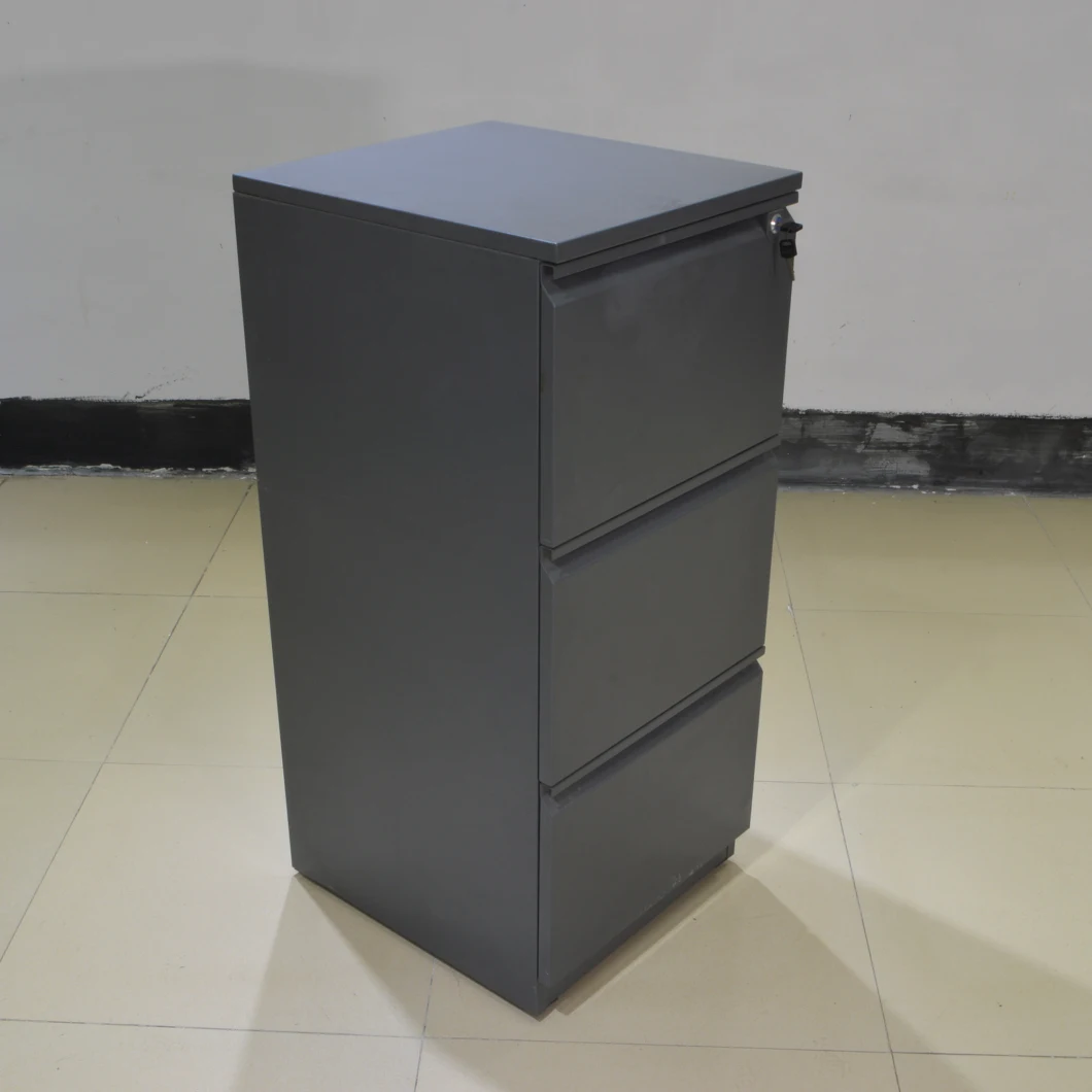 Modern Steel Filing Storage Metal File Cabinet with 3 Drawers for Office Use
