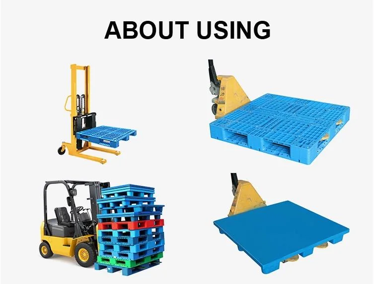 Pallet Manufacturer Wholesale Virgin HDPE Recycle Four Way Entry Hygienic Food Grade Heavy Duty Solid Surface Top Cheap Euro Durable Plastic Pallet for Rack