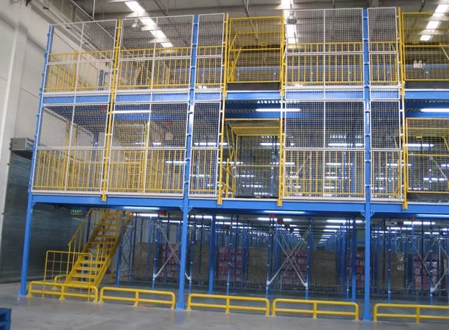 Industrial Prefabricated Heavy Duty Metal Warehouse Storage Racking Mezzanine Floor Shelving