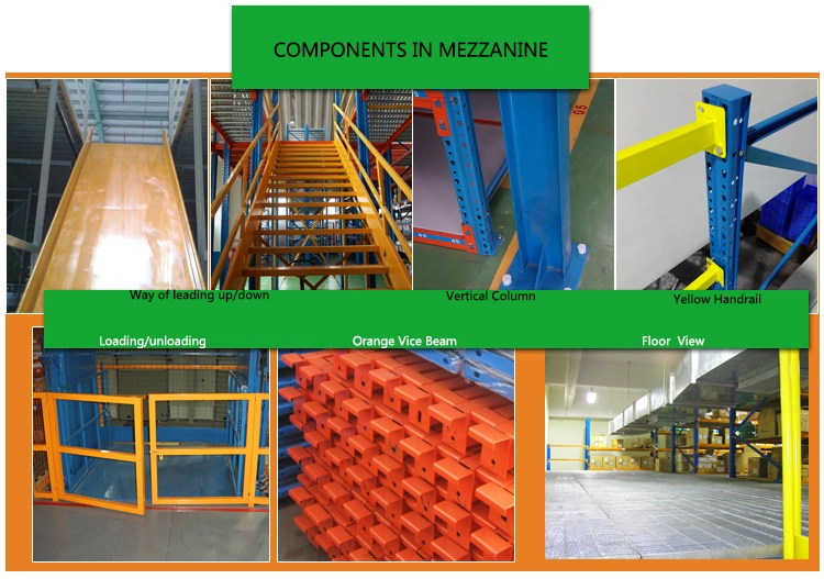 Powder Coated Corrosion Protection Customized Mezzanine Rack