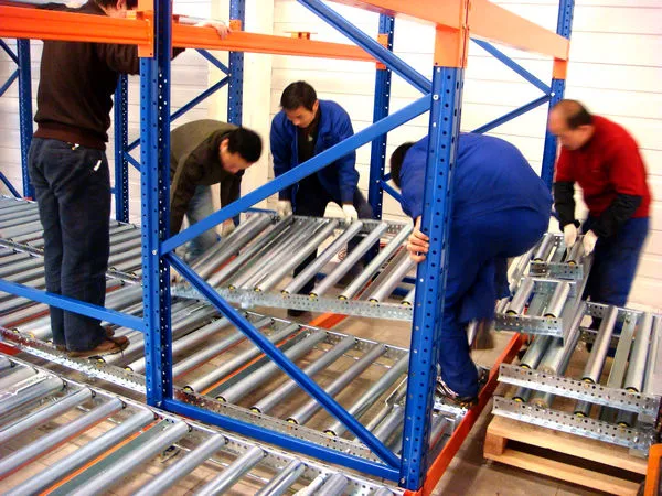Carton Flow Racking with Rolling Roller Steel Warehouse Rack