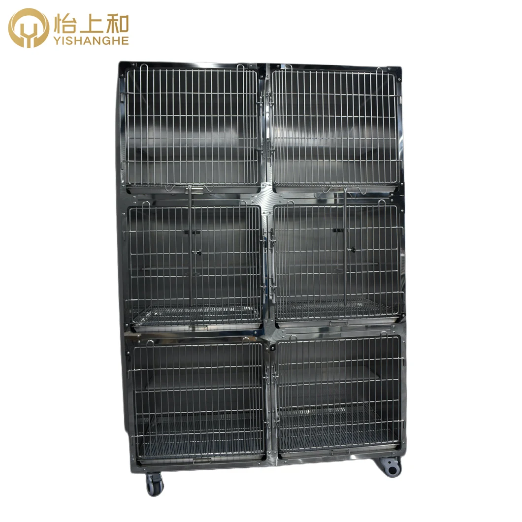 Manufacturer Medical Device Oxygen Veterinary Cage Stainless Steel Pet Hospital Infrared Therapy Cage Infrared Therapy Cage