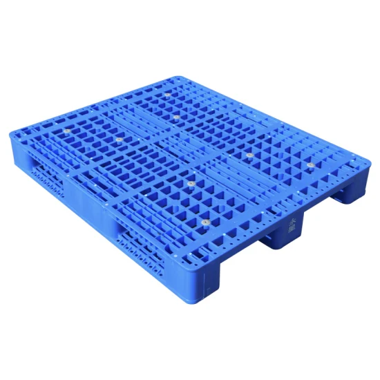 Wholesale OEM Industrial Heavy Duty Steel Reinforced Warehouse Rackable Storage Four Way Entry Durable HDPE Euro Plastic Pallets Price for Manufacturer/Supplier